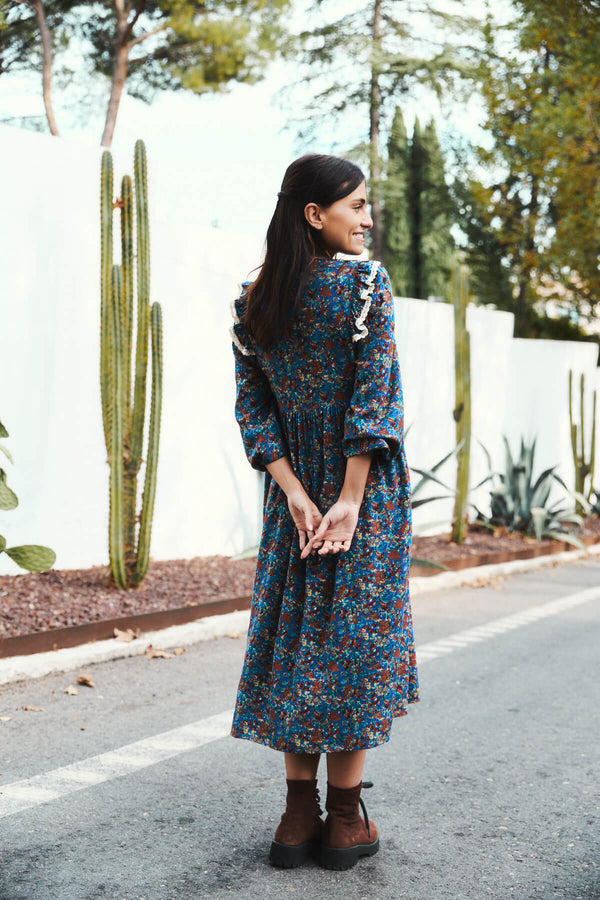 Vestido Grazia Azul Noche