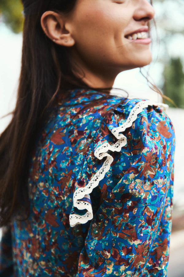 Vestido Grazia Azul Noche