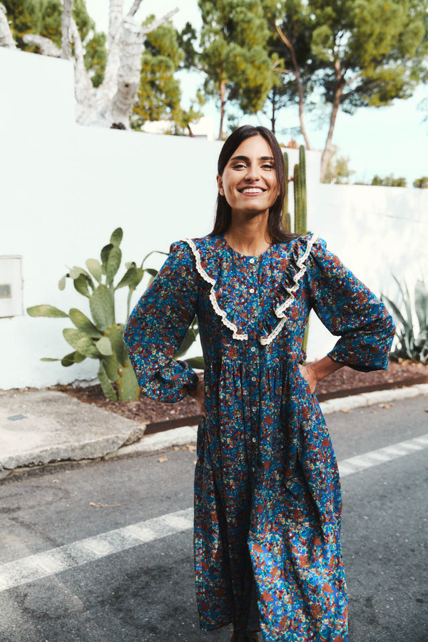 Vestido Grazia Azul Noche