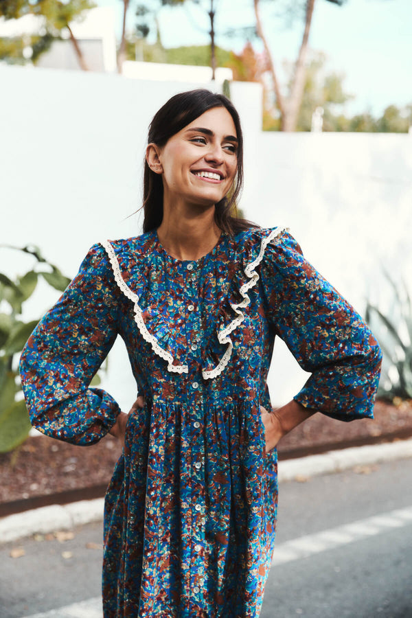 Vestido Grazia Azul Noche