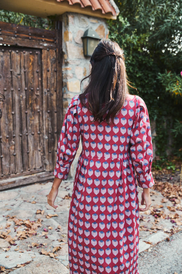 Vestido Bohemia Red Pineapple