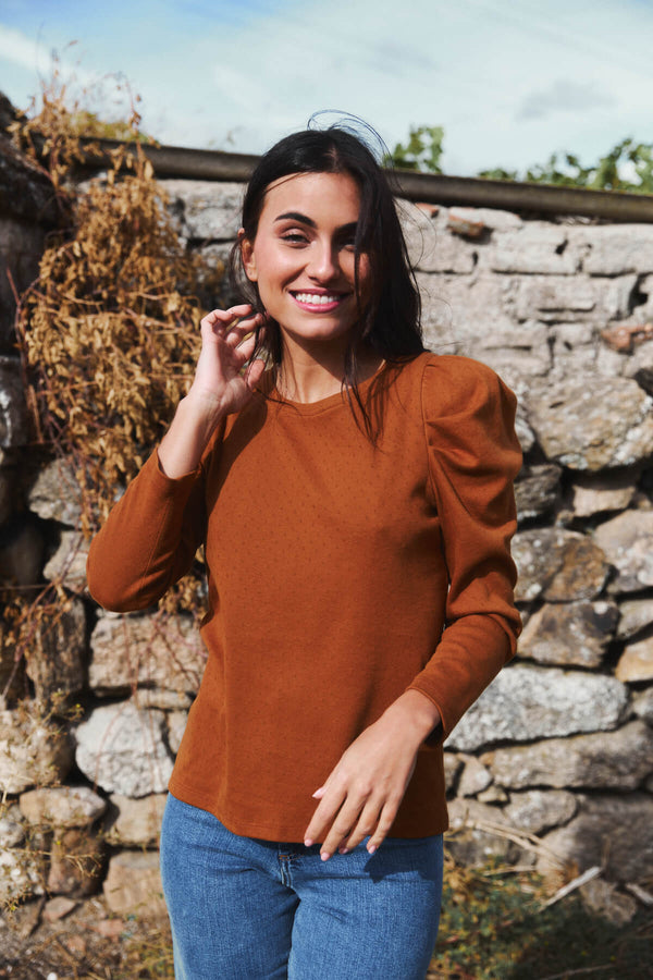 Camiseta Vera Ocre