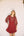 Vestido Florinda Flores Cereza