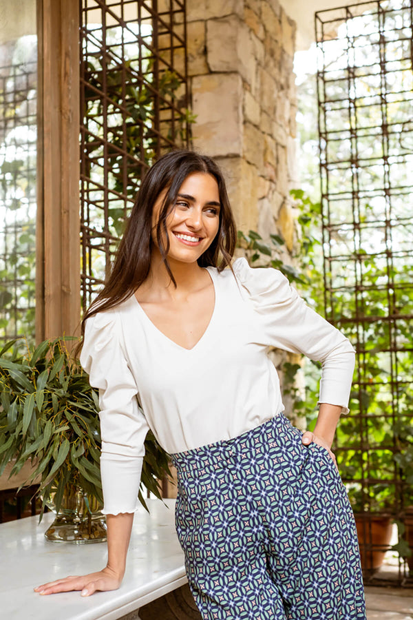 Pantalón Simone Mosaico Verde