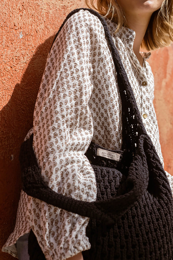 Bolso Crochet Negro